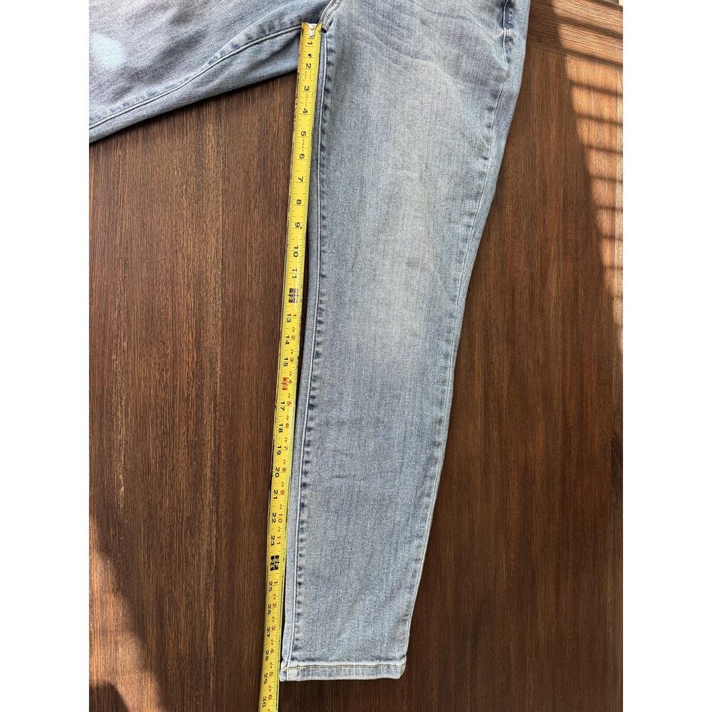 Judy Blue Boyfriend Jeans Womens 11/30 Light Blue Mid Rise Relaxed Stretch Denim - Picture 8 of 8